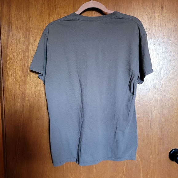 Gildan Men's Heavy Short Sleeve T-shirt Gray Sz M - Picture 2 of 5